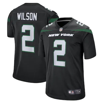 youth nike zach wilson black new york jets alternate game j